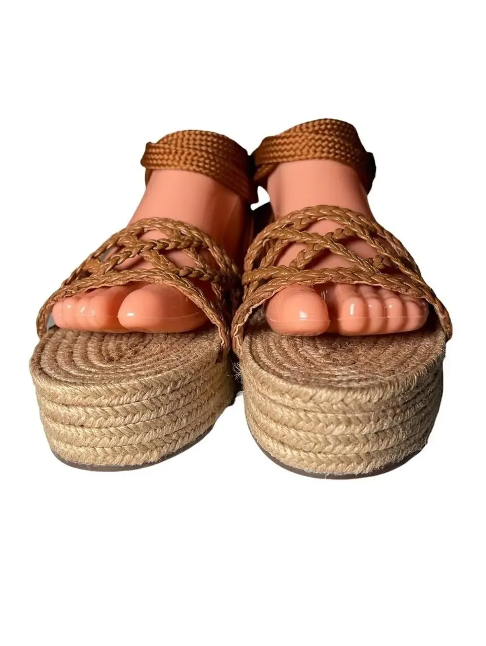 NWT Schutz Byana Platform Espadrille Sandals Sz 9.5B
